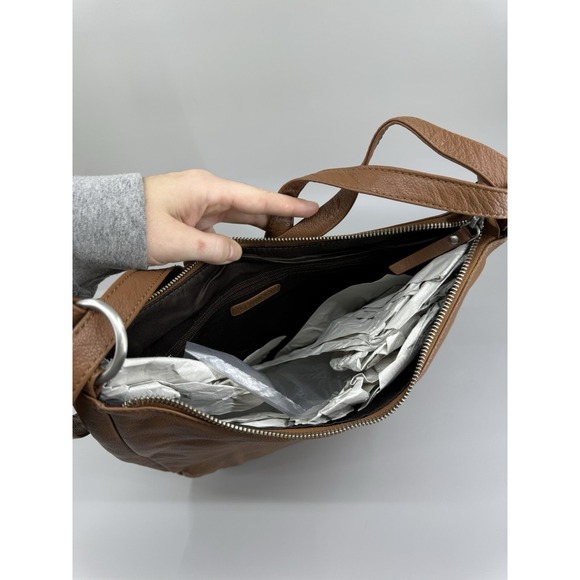 Genicci Cognac NWT Womens U-SDB153 Special Backpack/ Tote Purse; Genuine Leather - Picture 5 of 7